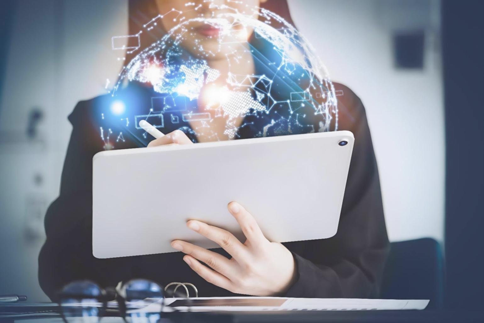 Blockchain agriculture conference with farmers and tech experts discussing sustainable solutions